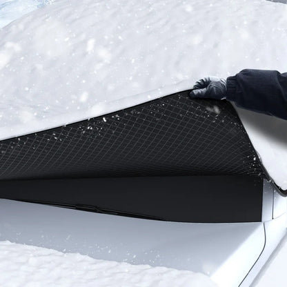 Snow Cover for Car Windshield with Magnetic Fasteners