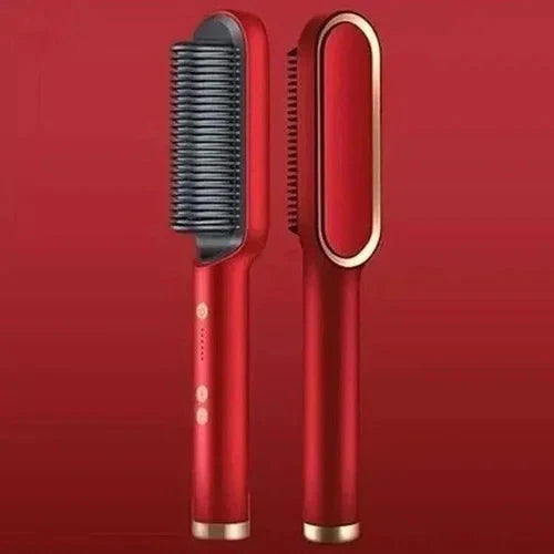 Quick Style Heated Comb with Ionic Frizz Control & Travel Case