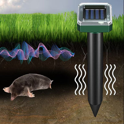 Eco-Friendly Sonic Pest Deterrent with Solar Charging