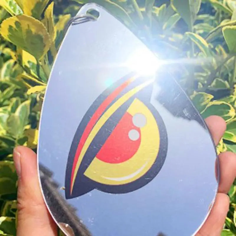 Reflective Garden Guardian Disc with Predator Eye Design