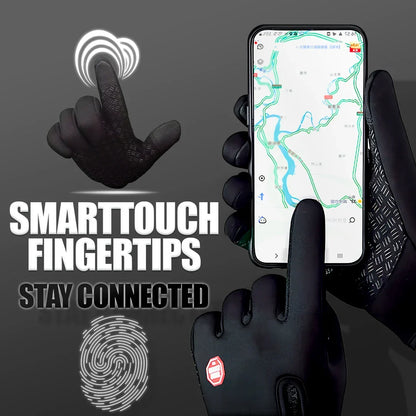 Touchscreen Ski Gloves for Cold Weather - Waterproof & Windproof, S-XL