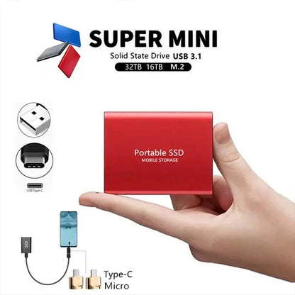 Ultra-Fast Portable External Storage Drive