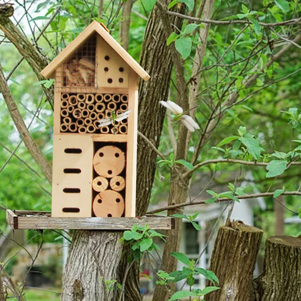 Eco-Friendly Insect Haven for Garden Pollinators