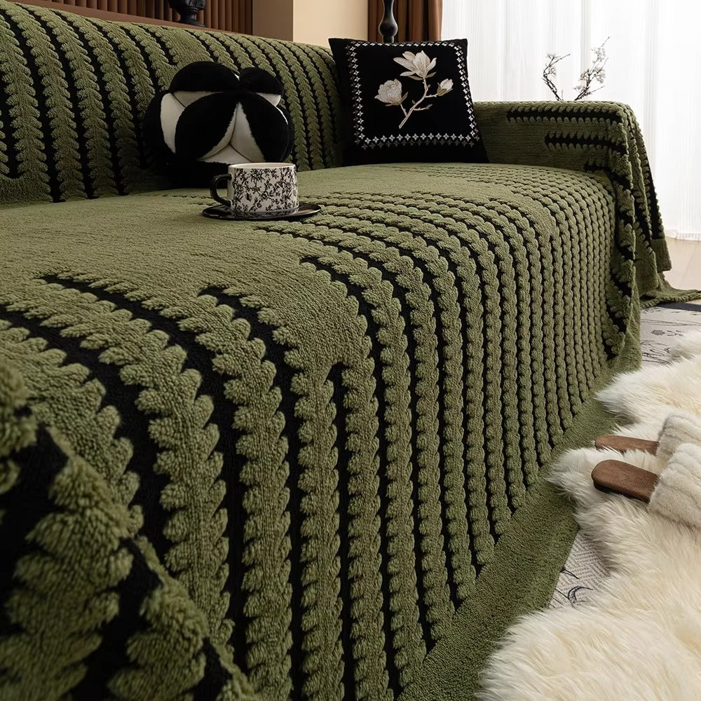 Knit Sofa Slipcover for Decorative Protection