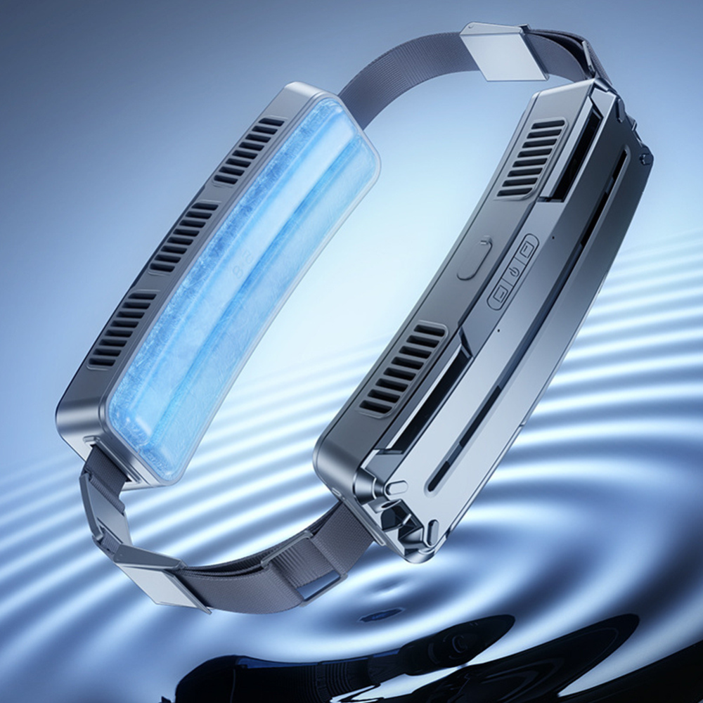 Portable Cooling Fan with Adjustable Waist Strap and Variable Speeds
