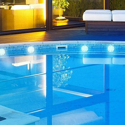 Remote-Controlled Submersible Pool Light with Various Color Options
