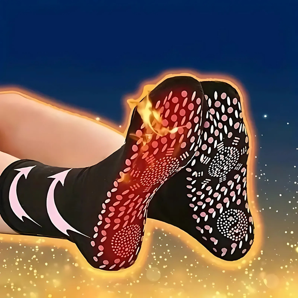Rechargeable Heated Socks with Adjustable Warmth and Comfort Fit