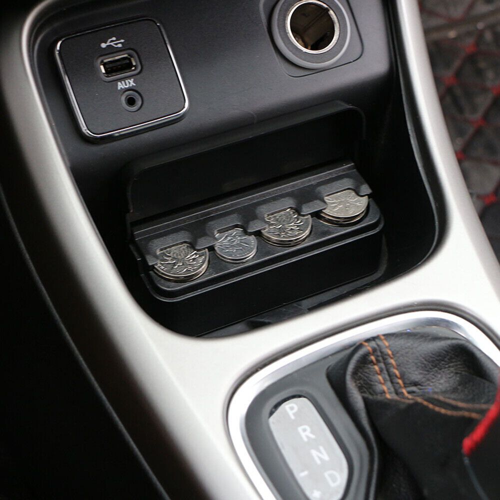 Compact Coin Organizer with Snap Closure for Car Use