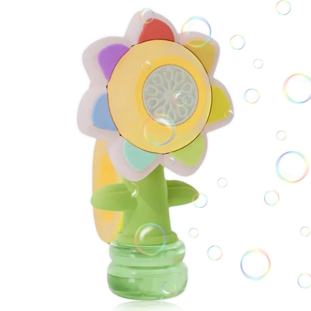 Portable Bubble Blaster with Colorful Light Display