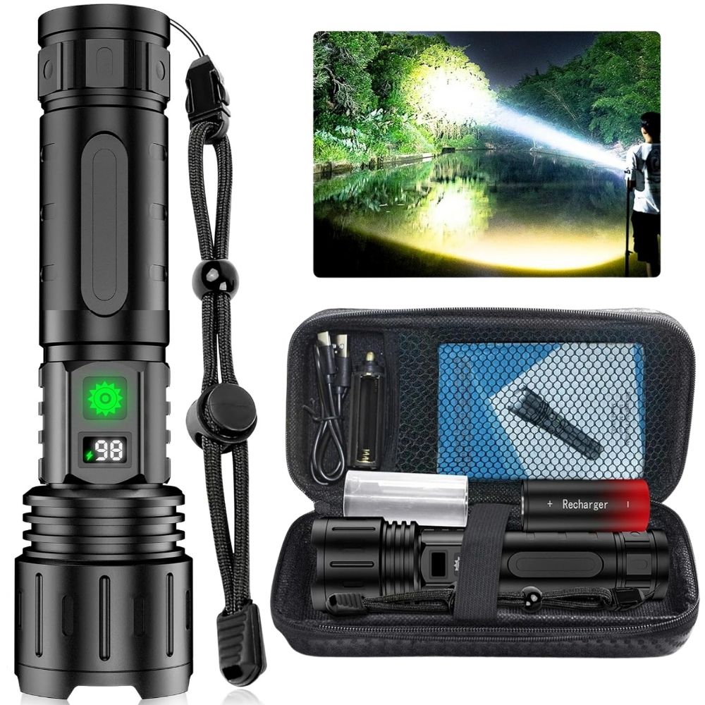 Ultra-Bright Rechargeable Flashlight for Outdoor Adventures
