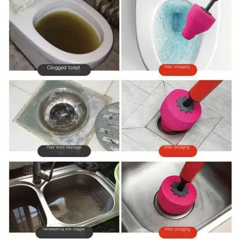 Powerful Drain Blaster with Stainless Steel Construction
