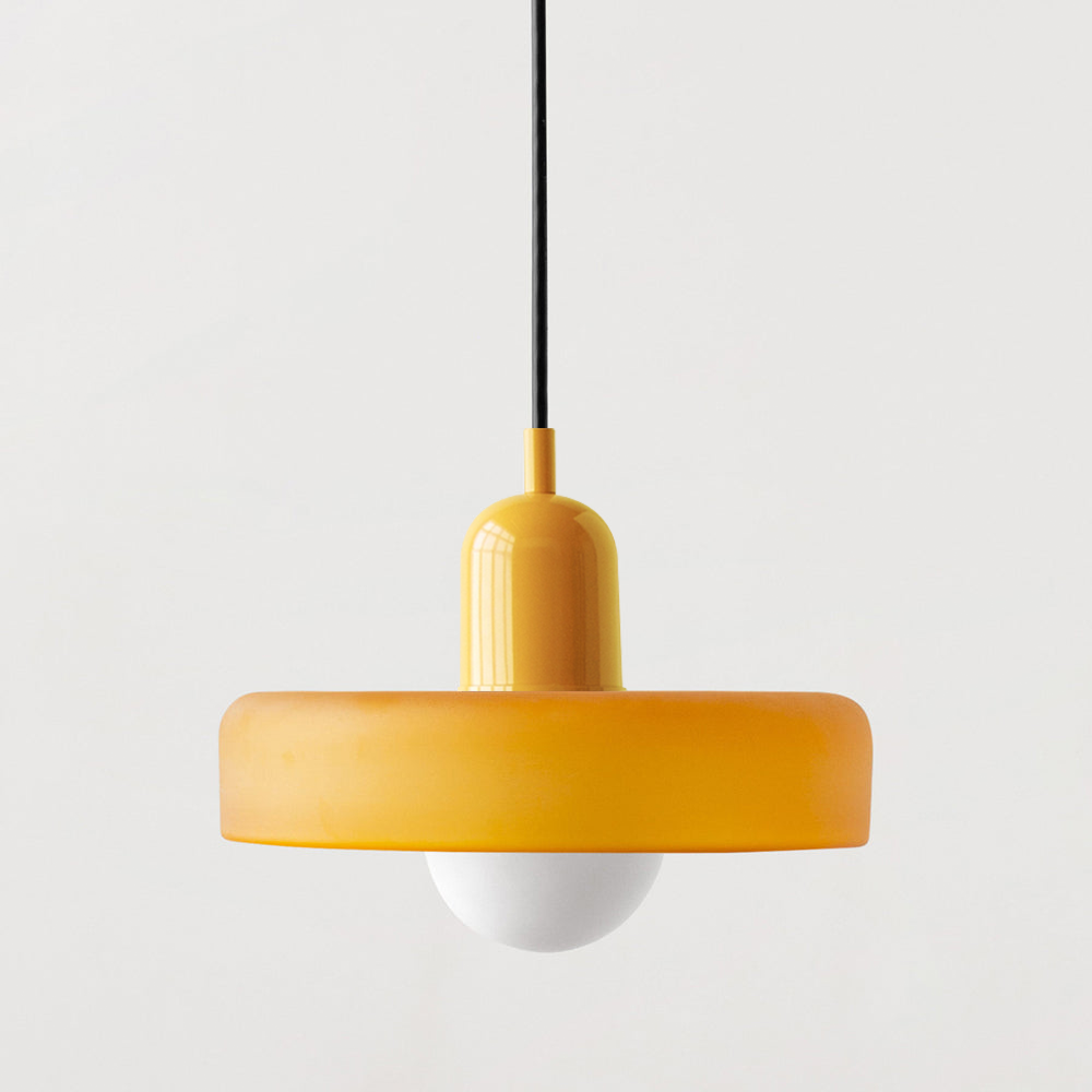Two-Tone Pendant Light in Coastal Transitional Design