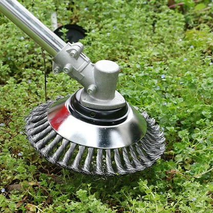 Durable Steel Weed Cutter for Effortless Lawn Care