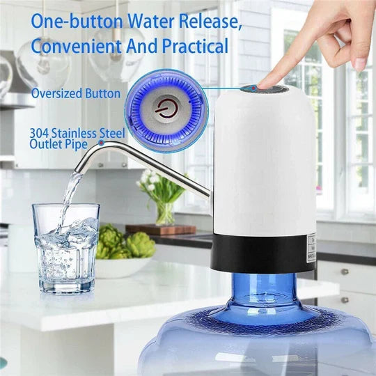 Effortless Water Dispenser with Touch Control - USB Rechargeable