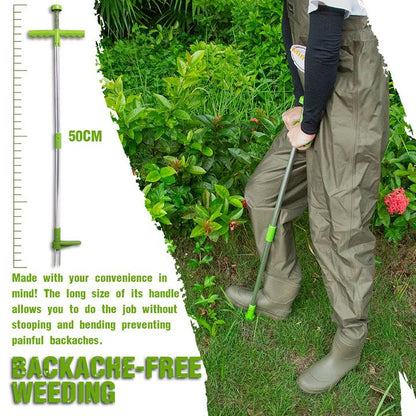 Ergonomic Weed Extractor with Steel Claw Mechanism, 50cm Handle
