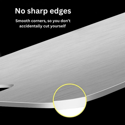 Antibacterial Titanium Kitchen Board with Safety Edges