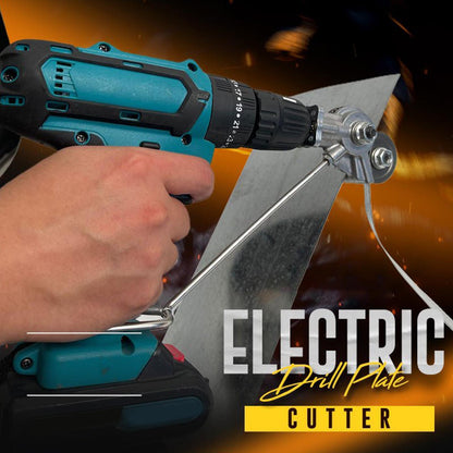 Precision Metal Cutter Attachment for Power Drills with Safety Shield