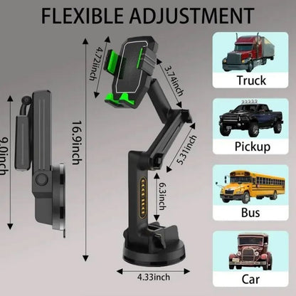 Universal Vehicle Phone Holder with 16.9in Adjustable Arm