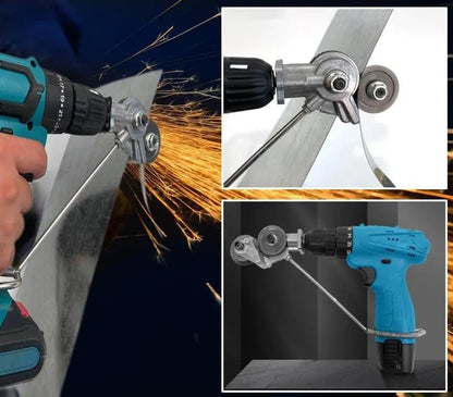 Precision Metal Cutter Drill Tool with Three Versatile Heads