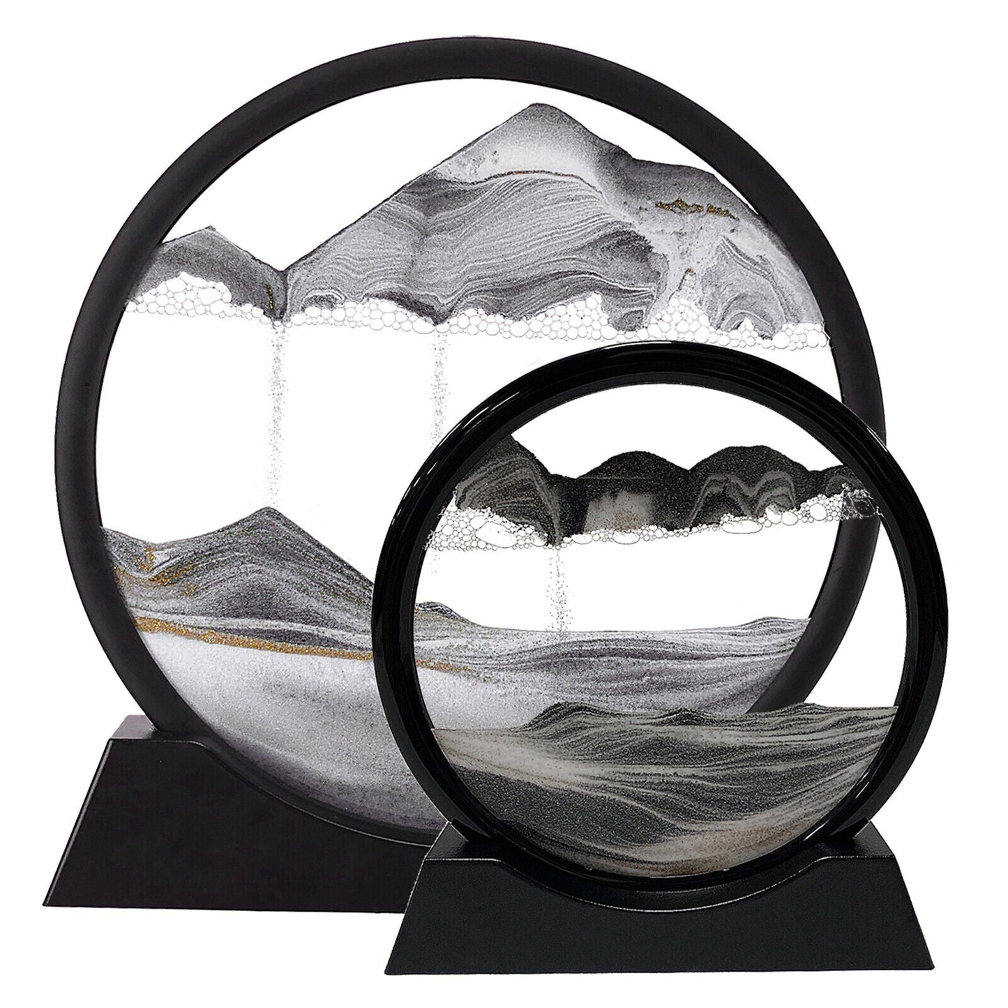 Dynamic 3D Sand Art Frame – Kinetic Visual Display