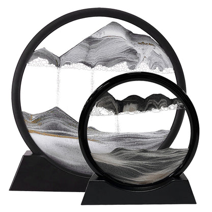 Dynamic 3D Sand Art Frame – Kinetic Visual Display
