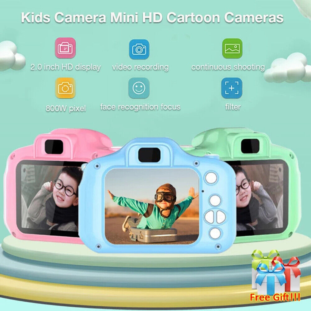 Retro Point and Shoot Camera for Kids, 1080P Video, 2.0 inch IPS, 13MP