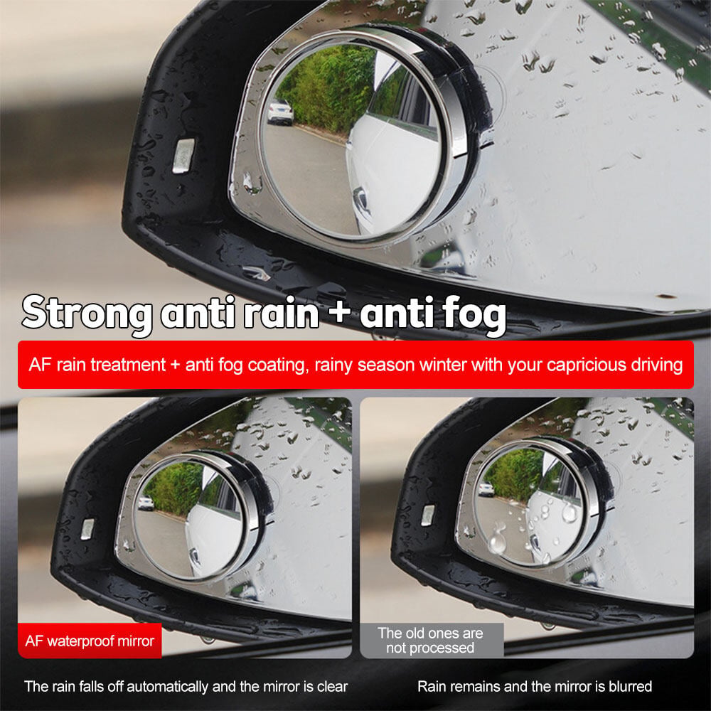 Enhanced Blind Spot Mirror with Secure Suction Mount & 360° Rotation for Vehicles