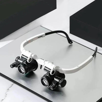 Versatile LED Magnifying Glasses with Adjustable Lenses & Lighting
