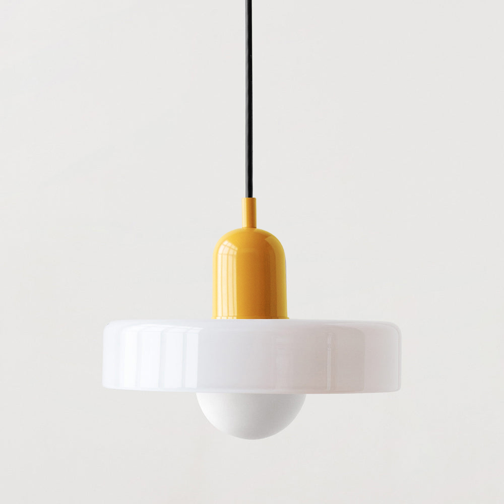 Two-Tone Pendant Light in Coastal Transitional Design