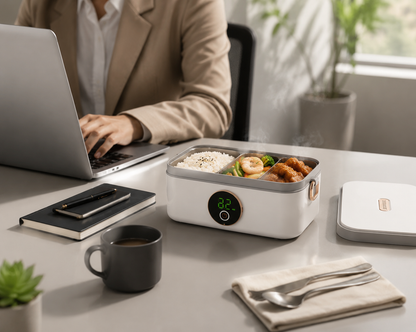 Portable Food Warmer with Rechargeable 16000mAh Battery for Work and Travel