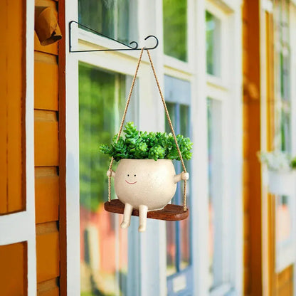 Charming Suspended Planter for Small Greens