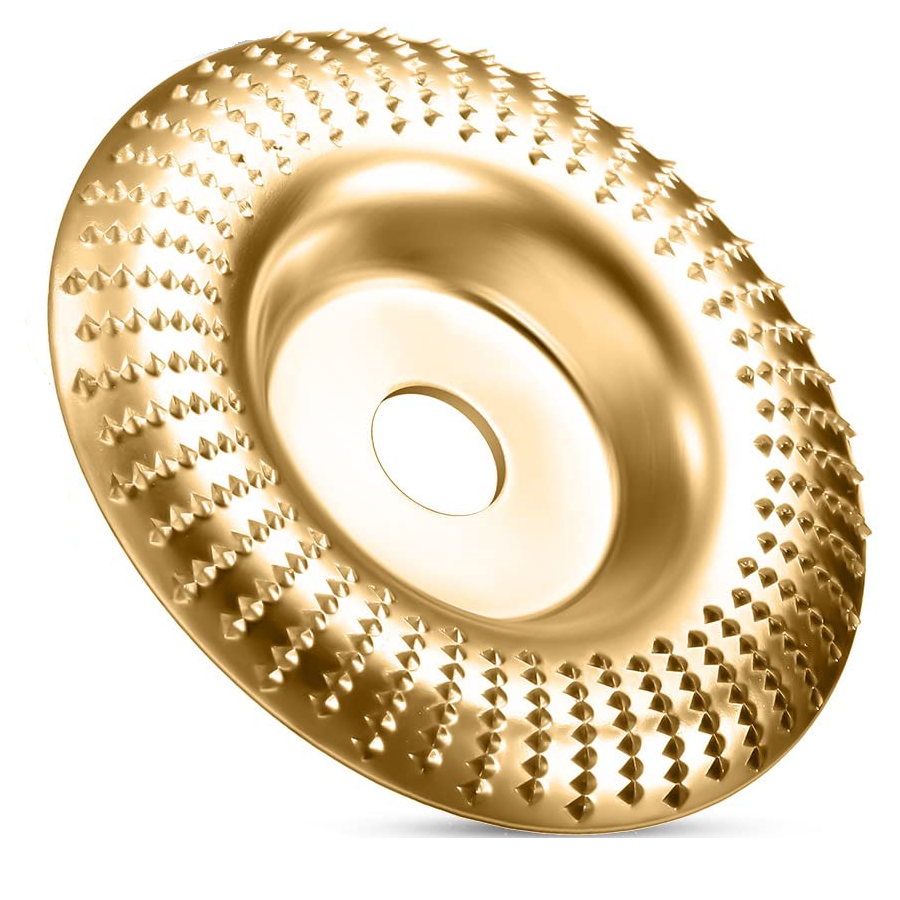 Versatile Wood Shaping Disc Set for Angle Grinders - 3 Profiles