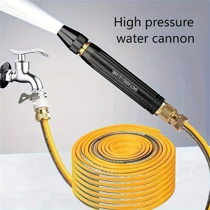 Versatile Garden Hose Nozzle with Locking Trigger and Extendable Reach