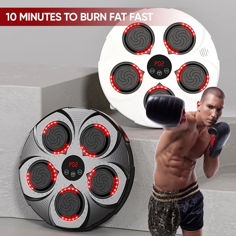 Bluetooth Punching Trainer with Adjustable Speed, Wall-Mounted Music Box