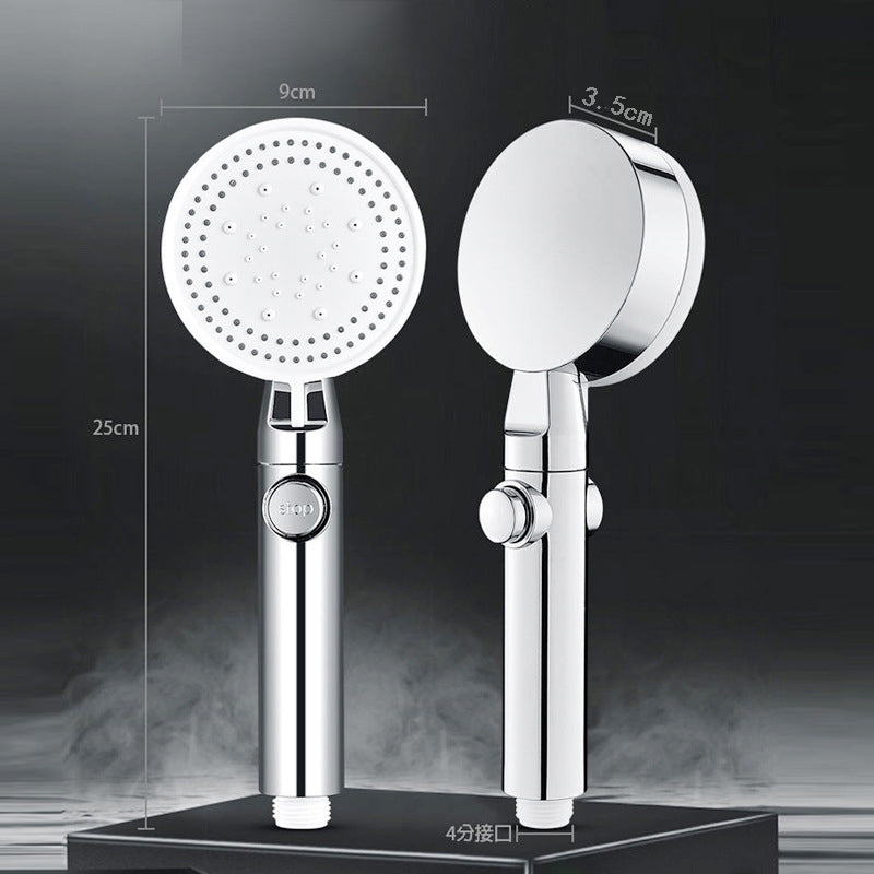 Powerful Showerhead with 5 Adjustable Spray Settings