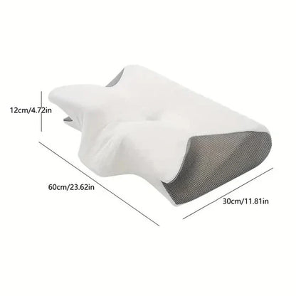 ErgoSupport Contoured Memory Foam Pillow for Optimal Sleep
