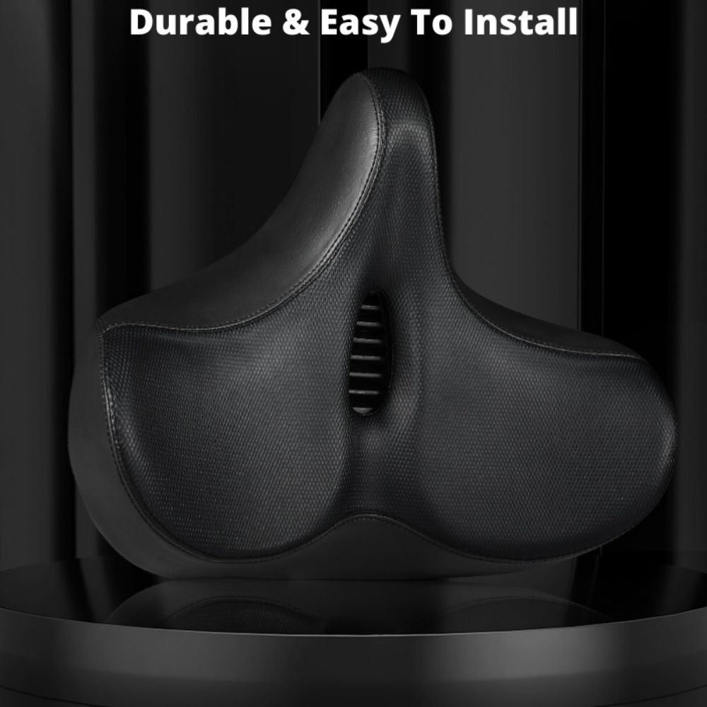 Extra Comfort Bike Seat with Dual Suspension and Cooling Design