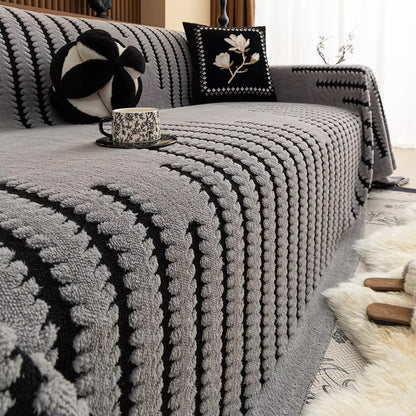 Knit Sofa Slipcover for Decorative Protection