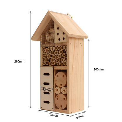 Eco-Friendly Insect Haven for Garden Pollinators