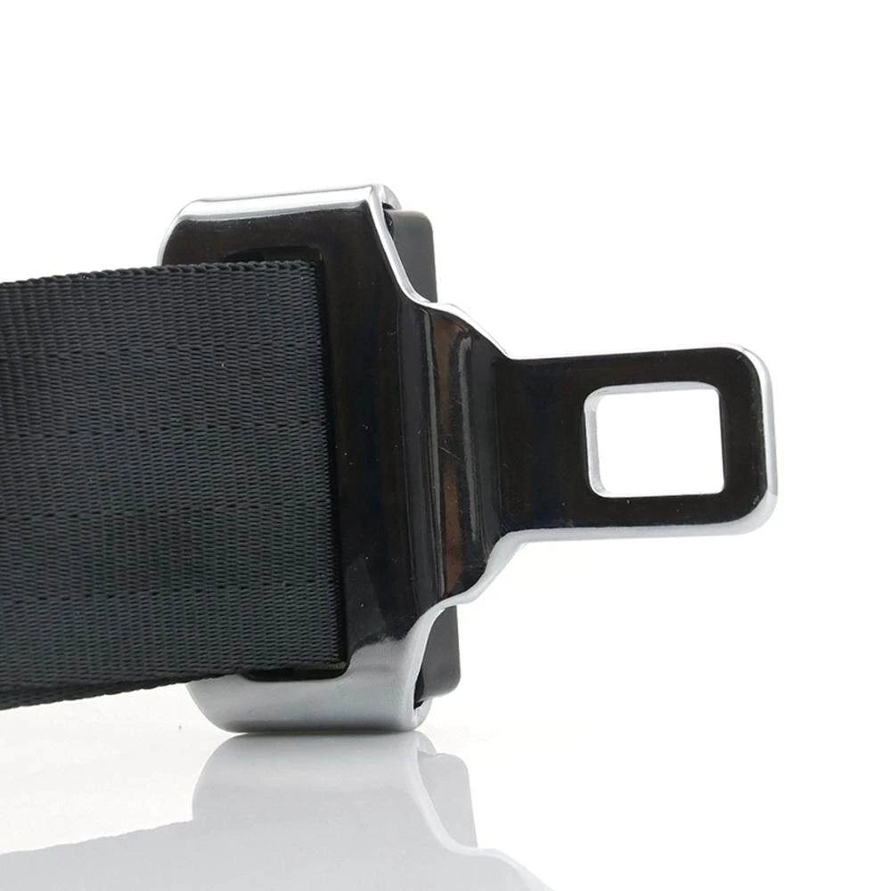 Adjustable Car Seat Belt Extension - Thick Polyester Strap for 2-Bolt Vehicles