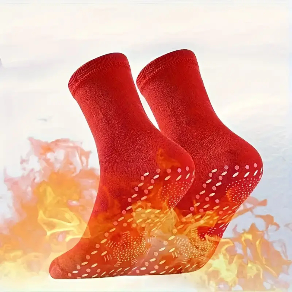 Rechargeable Heated Socks with Adjustable Warmth and Comfort Fit