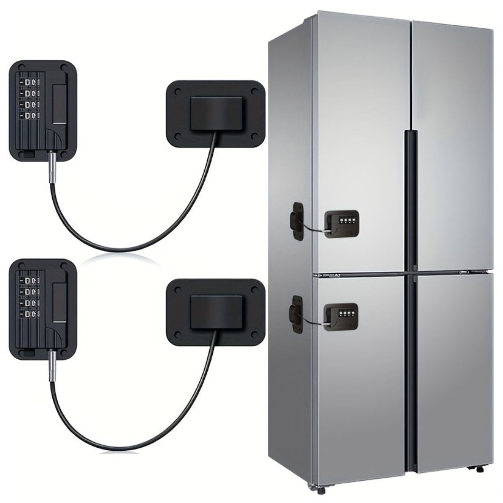 Adjustable Strap Refrigerator Lock with Personalized Password Security