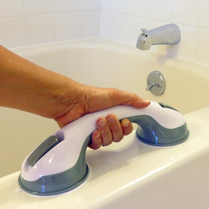 Secure Bathroom Support Bar with Textured Grip Handle