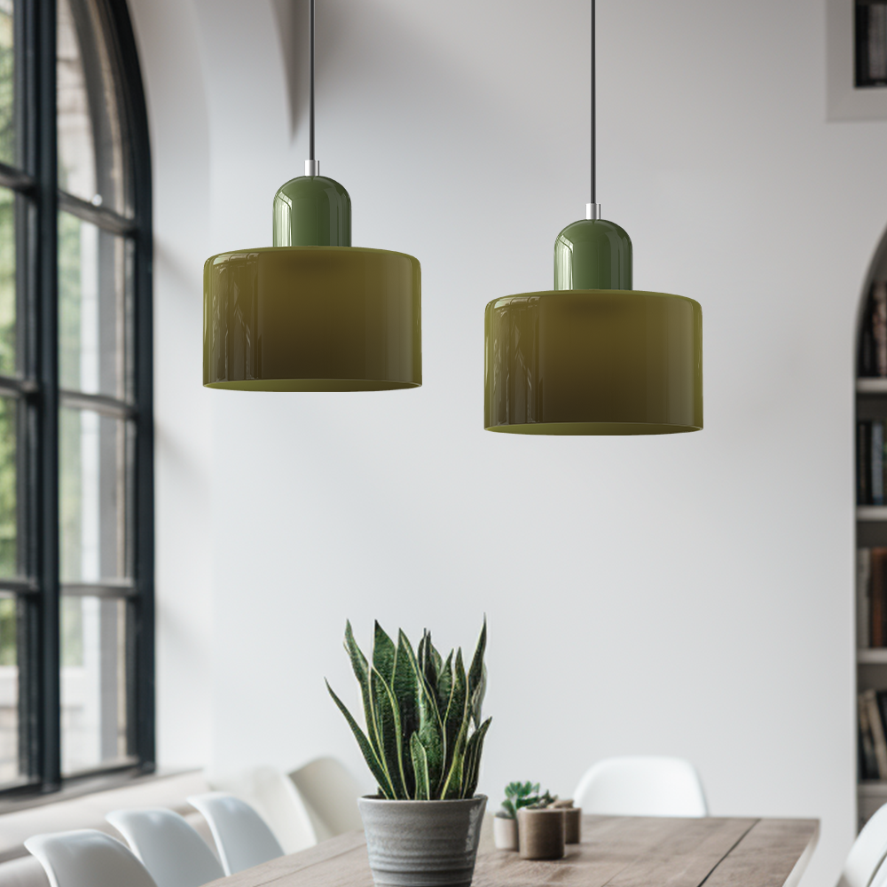 Cylindrical Pendant Light in Nordic Design