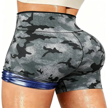 High Rise Active Shorts with Compression Support Wrap