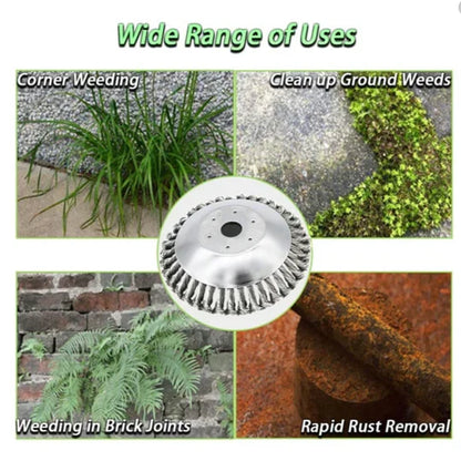 Durable Steel Weed Cutter for Effortless Lawn Care