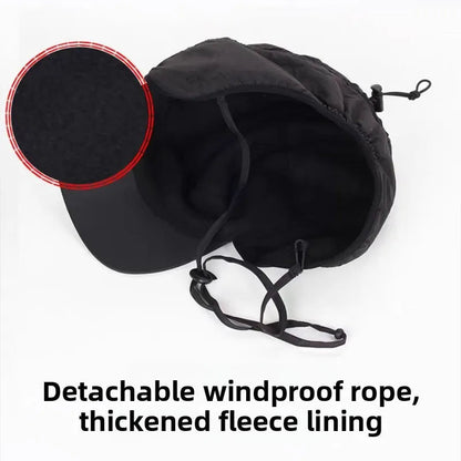 Fleece-Lined Water-Resistant Trapper Hat with Ear Flaps for Adults, 4 Colors