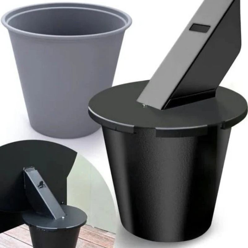 Pellet Grill Grease Catcher with Reusable Insert and Secure Lid