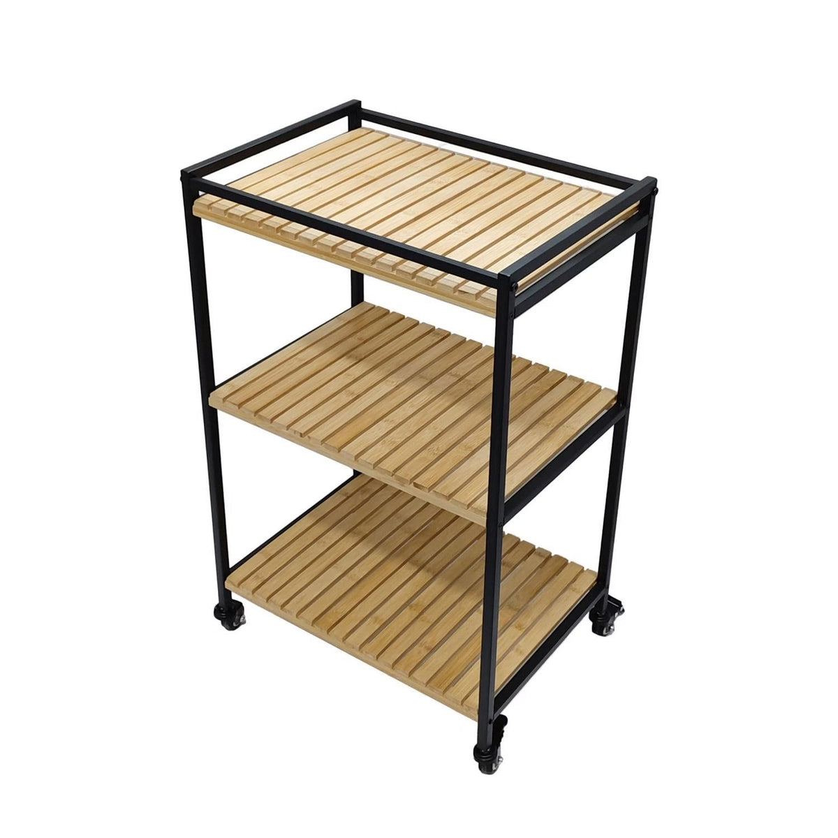 Multi-Purpose Rolling Organizer with Three Spacious Shelves