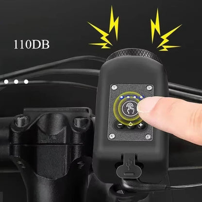 Premium Bicycle Safety Horn and LED Light Combo